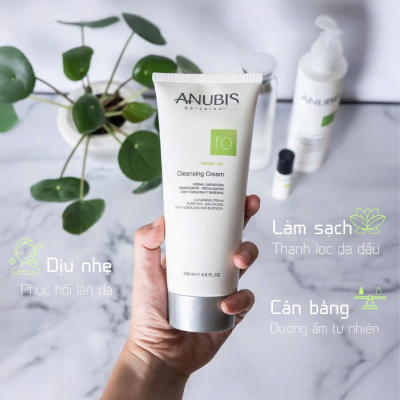 Sữa rửa mặt Anubis hỗ trợ làm sạch sâu