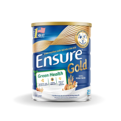 Sữa bột Ensure Gold Green Health 800 g (hương hạnh nhân) – dinh dưỡng chuyên sâu người lớn