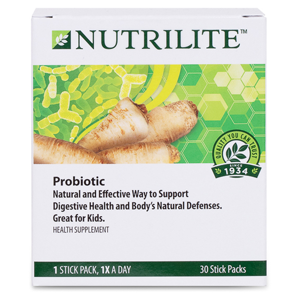 Nutrilite Probiotic chính hãng có bao bì được in ấn rõ nét, đầy đủ thông tin