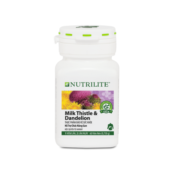 TP BVSK Milk Thistle & Dandelion của Nutrilite Amway hỗ trợ bảo vệ gan hiệu quả