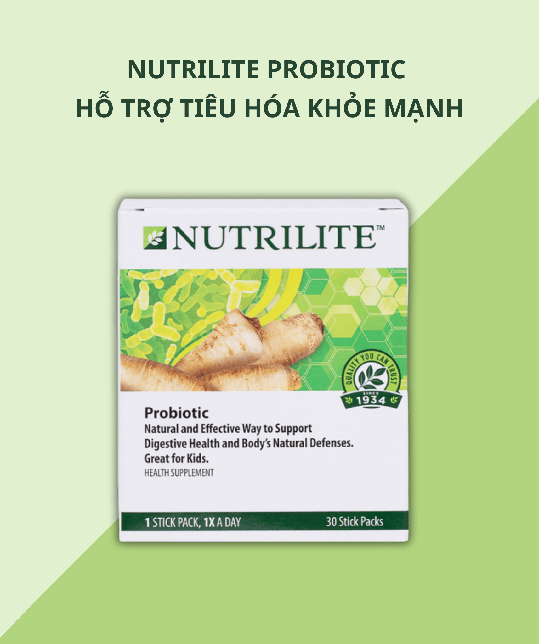Nutrilite Probiotic bổ sung đến 6.3 tỷ lợi khuẩn