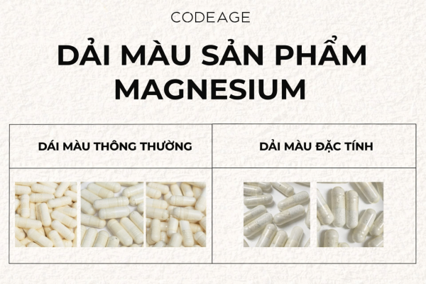 Dải màu sản phẩm Mgiage CODEAGE