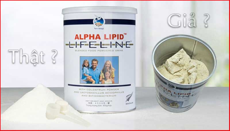 phân biệt sữa non alpha lipid lifeline chính hãng