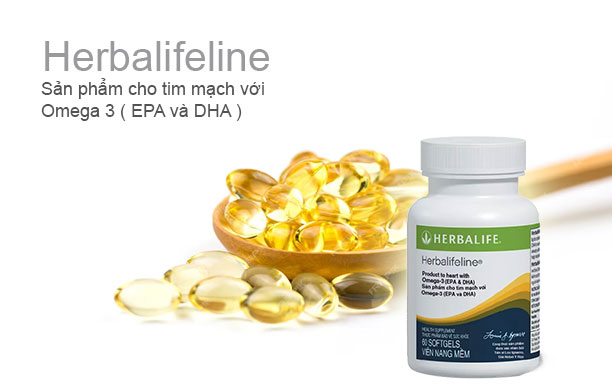 Herbalifeline sản phẩm cho tim mạch với omega 3