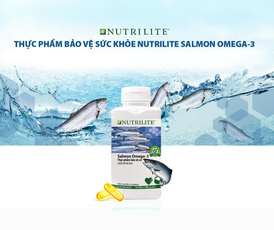 Sản phẩm Salmon Omega 3 có thành phần từ dầu cá hồi