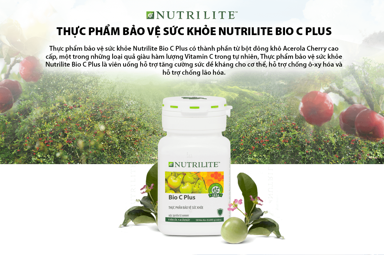 Nutrilite Bio C Plus có thành phần từ tự nhiên lành tính