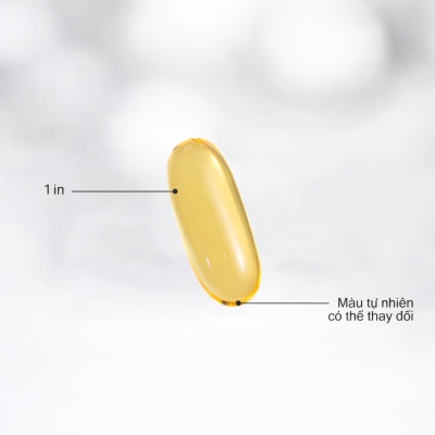 Viên Omega-3 của CODEAGE được bổ sung tinh dầu chanh, giảm mùi tanh đặc trưng của dầu cá